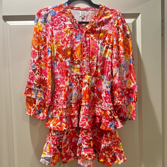 Floral mini dress - Picture 1 of 2
